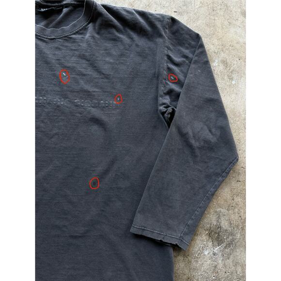 VTG 90s/00s Marithe Francois Girbaud MFG Longsleeve Size Large Paint Splattered - Picture 10 of 10